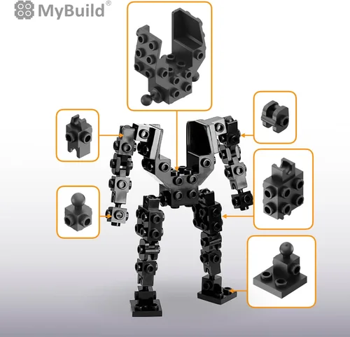 Vista 2 de MyBuild Mecha Frame Pack MF5 - Construye y personaliza tu propio Mech con facilidad, recomendado para mayores de 10 años