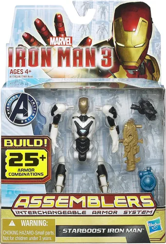 Vista 2 de Marvel Iron Man 3 Avengers Initiative Assemblers Sistema de armadura intercambiable Starboost Iron Man Figura