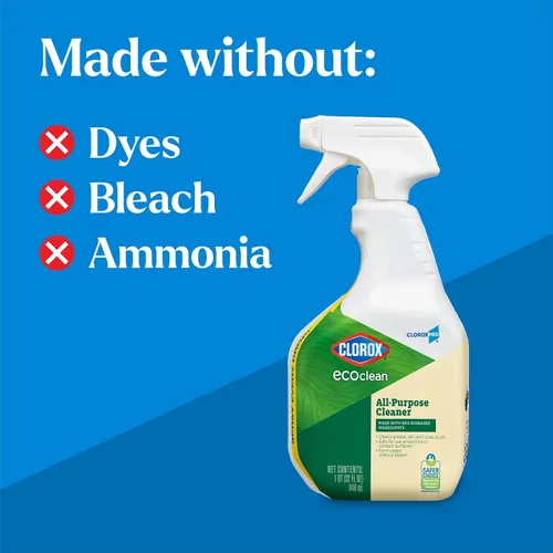 Vista 5 de CloroxPro Clorox EcoClean Limpiador multipropósito en aerosol, botella de 32 onzas líquidas, paquete de 9