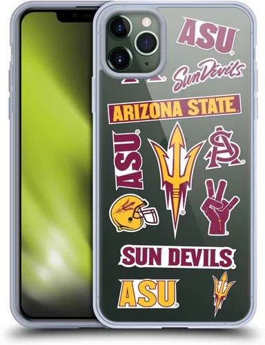 Vista 169 de Head Case Designs Funda de gel ASU Camou con licencia oficial de la Universidad Estatal de Arizona [protección de grado militar] compatible