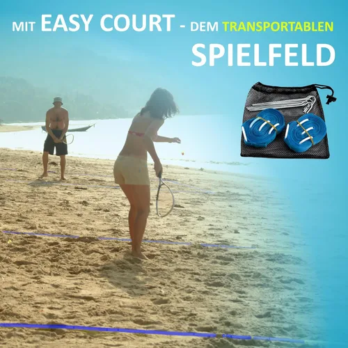 Vista 4 de Speedminton® S700 Set – Original Speed Badminton/Crossminton Allround Set Incluye 5 Speeder®, Pitch Bag, Bolsa