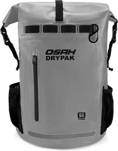 Vista 8 de Waterproof Dry Bag Backpack 25L/35L/55L/85L, Roll-Top Heavy Duty Rucksack Black