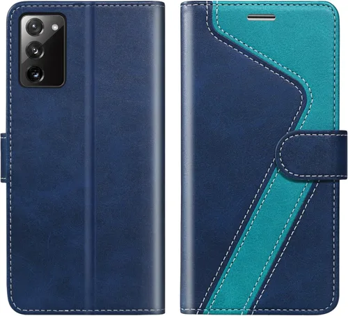 Vista 31 de Funda tipo cartera para Samsung Galaxy Note 8, funda de piel con bloqueo RFID, soporte magnético con tapa abatible, a prueba de golpes, compatible