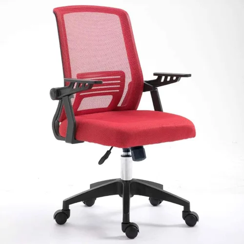 Vista 5 de Silla de computadora resistente para adultos, reposabrazos giratorio, silla extraíble para sala de Internet Cafe (Azul)