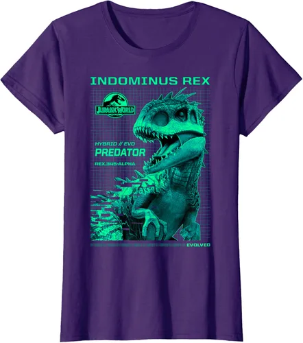 Vista 12 de Jurassic World Indominus Rex Hybrid Predator T-Shirt Small Negro