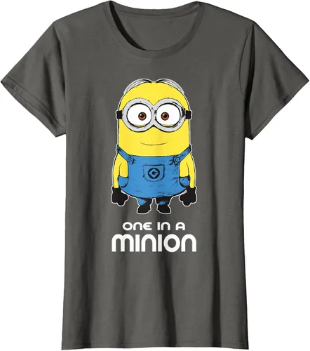 Vista 9 de Despicable Me Camiseta estampada Minions Bob One in A Minion Negro