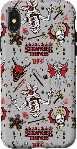 Vista 5 de Stranger Things Demogorgon Hellfire Club - Funda con patrón para iPhone 17
