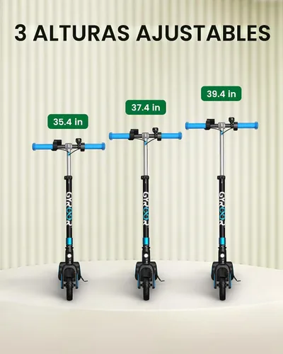 Vista 5 de [Usado] Gyroor H40 Kids Electric Scooter 180W 10MPH LED Lights Ages 6 12