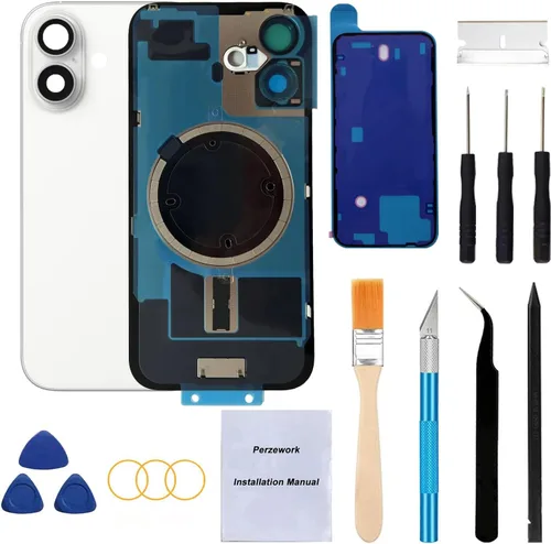 Vista 30 de Reemplazo de cristal trasero OEM para iPhone Xs de 5.8 pulgadas con kit de herramientas de reparación y adhesivo preinstalado (Oro)