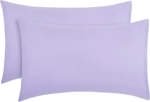 Vista 15 de Everyday Kids Paquete de 2 fundas de almohada de tamaño estándar para almohadas de 20 x 26 pulgadas, 100% microfibra suave y transpirable, perfectas
