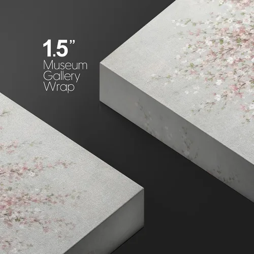 Vista 5 de wall26 Lienzo impreso para pared, flores rosadas en jarrón cuadrado de vidrio, arte digital, realismo, rústico, escénico, fotografía de naturaleza