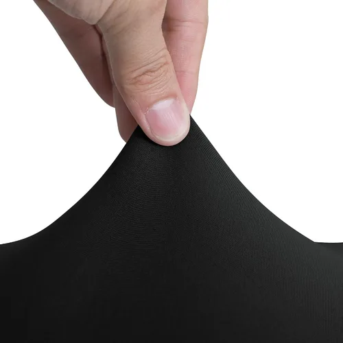 Vista 4 de Amazon Basics - Juego de 4 fundas para sillas de comedor o cocina, Parson/Dining, fundas elásticas y lavables, protectores removibles para sillas