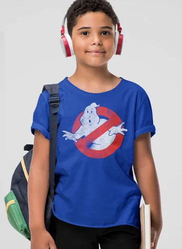 Vista 5 de Ripple Junction Camiseta juvenil con logotipo de Ghostbusters Distressed No Ghost