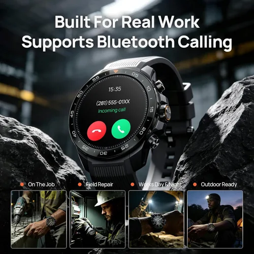 Vista 6 de mibro GS Explorer S Reloj inteligente resistente de cerámica para hombres