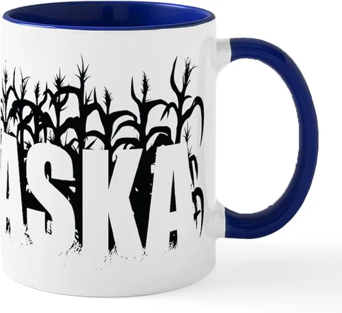 Vista 82 de CafePress I Love Nebraska Taza de café de cerámica de 11 oz (11.0 fl oz)