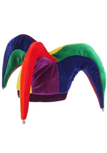 Vista 3 de Sombrero de Bufón Multicolor para Disfraz