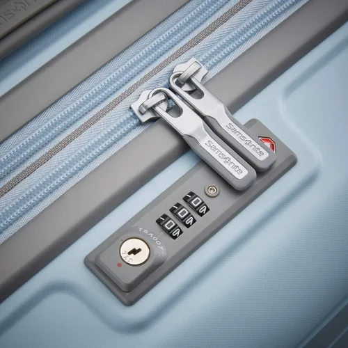 Vista 3 de Samsonite Freeform Maleta rígida, expandible con ruedas dobles giratorias, Azul powder), 78255-1713