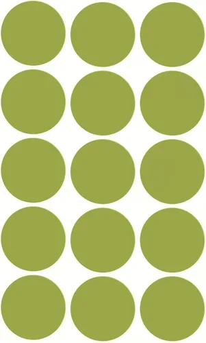 Vista 33 de Royal Green Etiqueta adhesiva redonda – Hojas adhesivas permanentes de 1.25 pulgadas para marcar y etiquetar – Negro (5 hojas – 75 unidades)