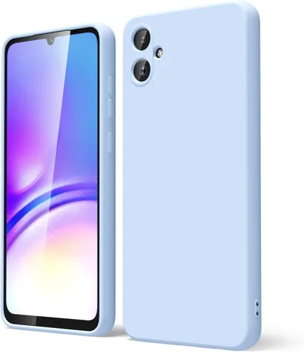 Vista 49 de oakxco Funda para teléfono Samsung Galaxy A12 con agarre de silicona líquida, linda delgada fina suave cubierta de gel de goma TPU lisa para mujeres