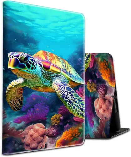 Vista 11 de Funda para tablet Amazon Kindle Fire HD 8/HD 8 Plus versión 2022/2020 (12ª/10ª generación), fundas antideslizantes multiángulo con función de Pinos