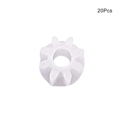 Vista 2 de Othmro 20 piezas de engranajes de plástico 8 dientes modelo 082A engranaje de reducción engranajes de gusano de plástico para RC coche robot motor