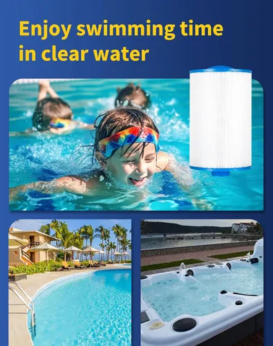 Vista 6 de ZOTEE Filtro de spa que reemplaza el filtro de bañera de hidromasaje Unicel 6CH-47 Filbur FC-0315 PTL47W-P4 373043, paquete de 2