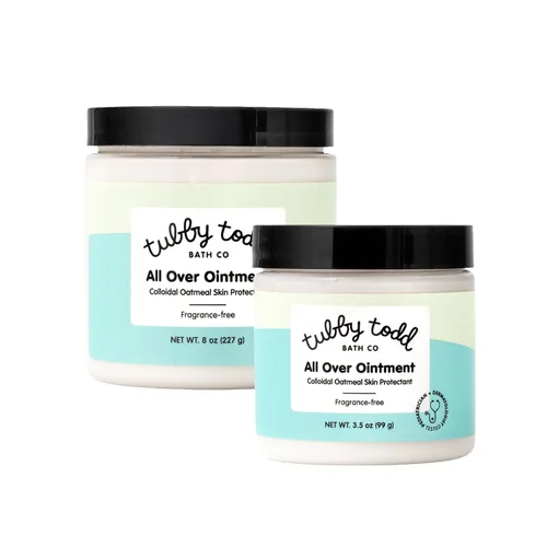 Vista 9 de Tubby Todd Ungüento completo, crema para eccema de bebé para pieles sensibles Crema multiusos para aliviar la piel del bebé para piel seca, sin