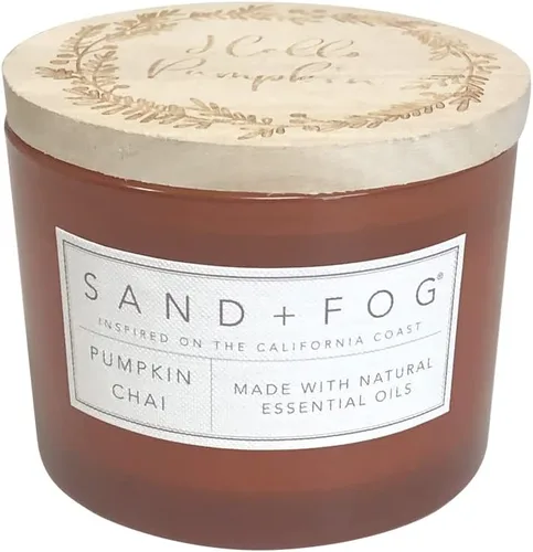 Vista 49 de Sand + Fog Vela perfumada - Chai – Aromas adicionales y tamaños – Mecha 100% de algodón sin plomo - Velas de lujo en frasco para refrescar el aire