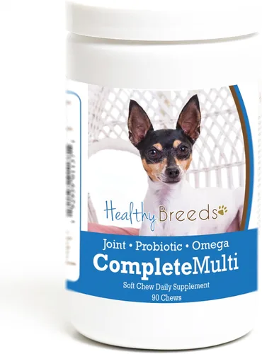 Vista 292 de Healthy Breeds Affenpinscher todo en uno multivitamínico suave masticable 60