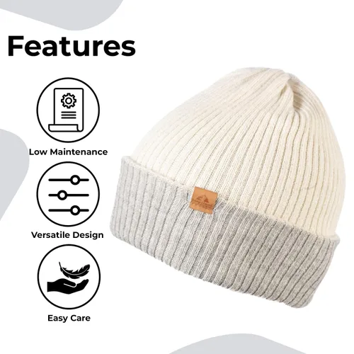 Vista 18 de Baby Alpaca Neck Warmer, Unisex Winter Warmer Hat, Neck Gaiter Scarf