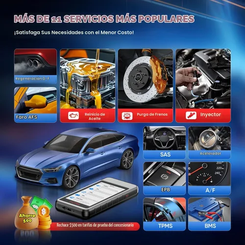 Vista 4 de Autel Escáner MaxiDiag MD906 PRO, Diagnóstico de todo el sistema, servicio