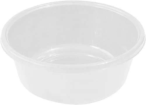 Vista 16 de Ybm Lavabo para casa, redondo, de plástico Blanco con puntos