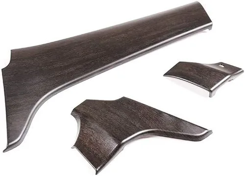 Vista 7 de Plástico ABS de grano de madera de roble para Mercedes Benz GLE GLS ML GL Clase 320 350 400 2012-2019 Control central de automóvil Decoración Panel