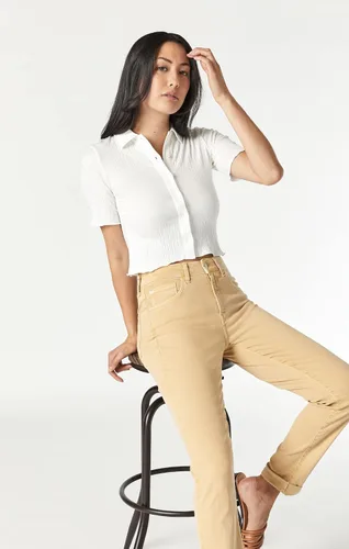 Vista 2 de Mavi Jeans ajustados estilo boyfriend de talle alto Kathleen para mujer