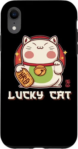 Vista 24 de Funda para iPhone 16 Maneki Neko Waving Cat Lucky Feline Lucky Kawaii Anime