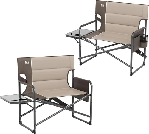 Vista 20 de TIMBER RIDGE Silla de directores extra ancha, sillas de camping plegables