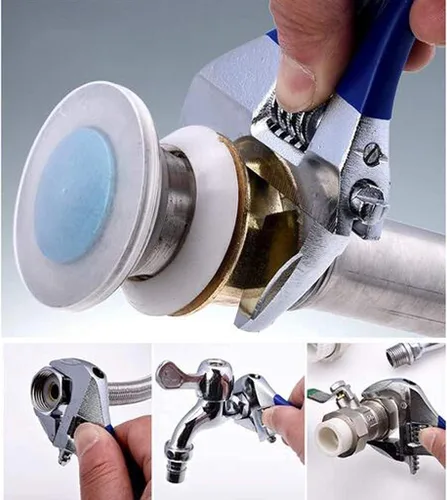 Vista 6 de Llave ajustable corta con apertura amplia, mini llave ajustable con mango corto, acero al cromo vanadio forjado - 4 pulgadas
