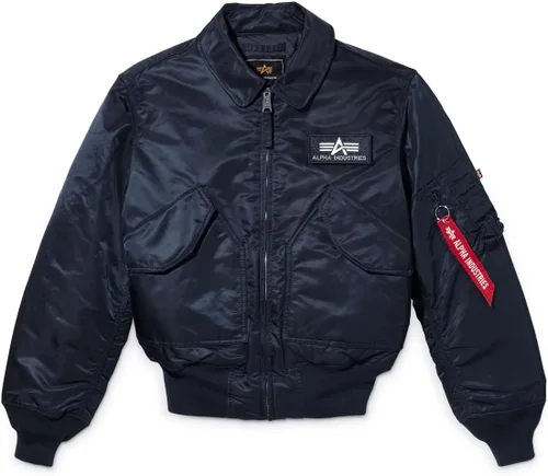 Vista 8 de Alpha Industries Chaqueta de vuelo CWU 45/P para hombre Negro
