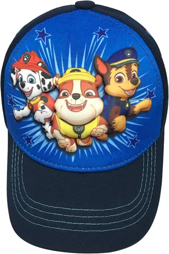 Vista 4 de Nickelodeon Paw Patrol Character - Gorra de béisbol 3D de algodón para niños de 2 a 5 años color azul