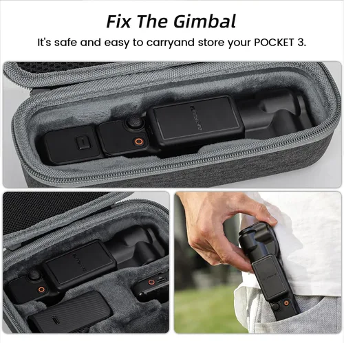 Vista 6 de Tapa protectora de lente de cámara para DJI Osmo Pocket 3 accesorios, tapa de cámara de mano, protector de lente de pantalla, funda rígida