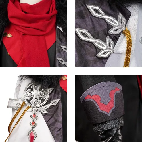 Vista 6 de Weixu Cosplay Costume for Men Cloak Outfit Halloween Carnival Suit