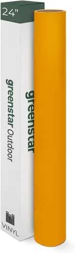 Vista 2 de Greenstar Sign - Calcomanías de vinilo autoadhesivas para exteriores, 3 mil 24 x 10 yardas, color blanco antiguo