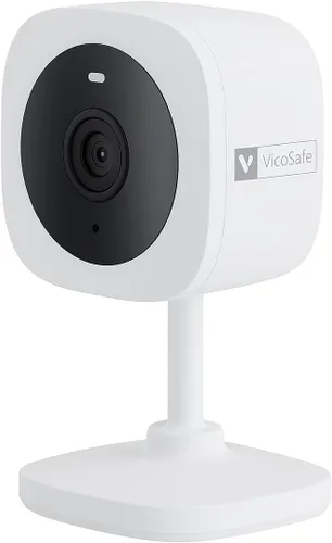 Vista 6 de VicoHome CK1 - Cámara de seguridad para interiores, monitor WiFi de 2K para mascotas y bebés con detección de movimiento AI, audio bidireccional