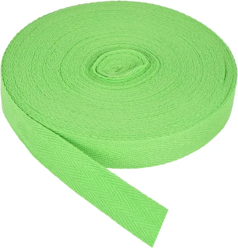 Vista 15 de PATIKIL Cinta de sarga de algodón de 1 pulgada, 50 yardas, cinta de algodón, cinta de encuadernación al bies, cinta de espiga para costura, Verde