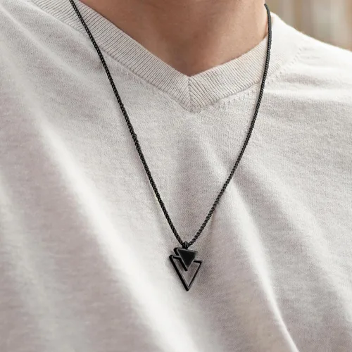 Vista 33 de Galis Collar para hombre, collar de cadena de plata de acero inoxidable de alta calidad para hombres, no se deslustra, cadenas para hombres