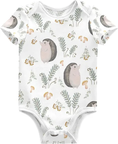 Vista 11 de vvfelixl Body para bebé niña Llama Alpaca Cactus Manga Corta Algodón Ropa de Bebé Para Niñas 0-24 Meses Negro Multi10