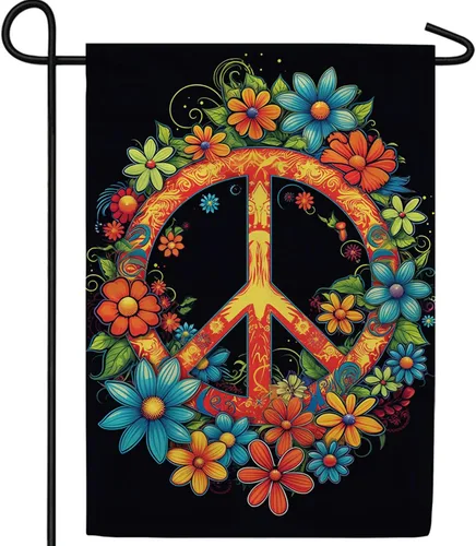 Vista 32 de A Little Rain Gnome Umbrella Garden Flag 12.5" x 18" Double Sided