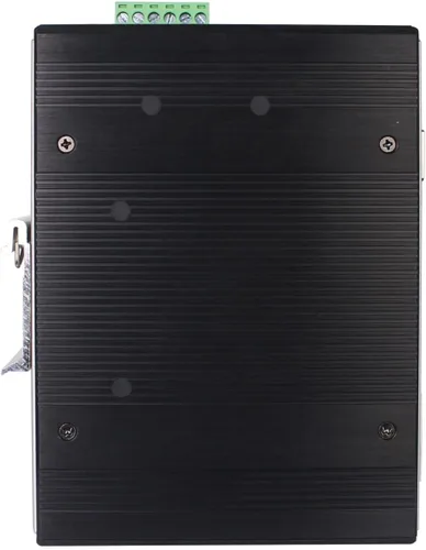 Vista 4 de Tripp Lite Conmutador Ethernet Gigabit PoE+ administrado industrial de 8 puertos de capa 2, puertos RJ45 de 10/100/1000 Mbps, montaje DIN