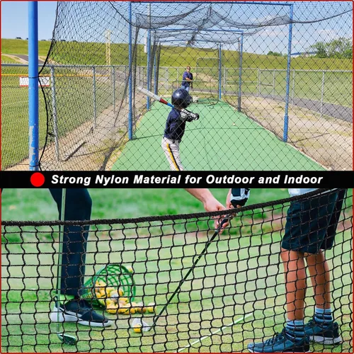 Vista 7 de Sports Netting - Heavy Duty Ball Net for Golf, Baseball, Hockey, Soccer