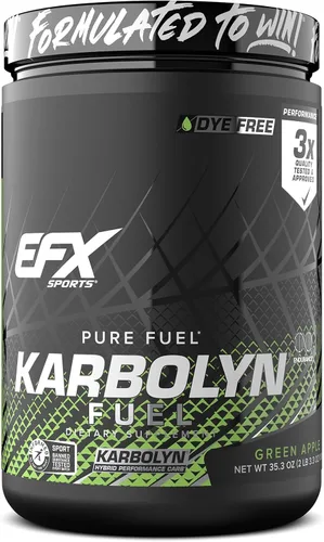 Vista 26 de EFX Sports Karbolyn Fuel Polvo de carbohidratos de absorción rápida Carga de carbohidratos, energía sostenida, recuperación rápida Sin